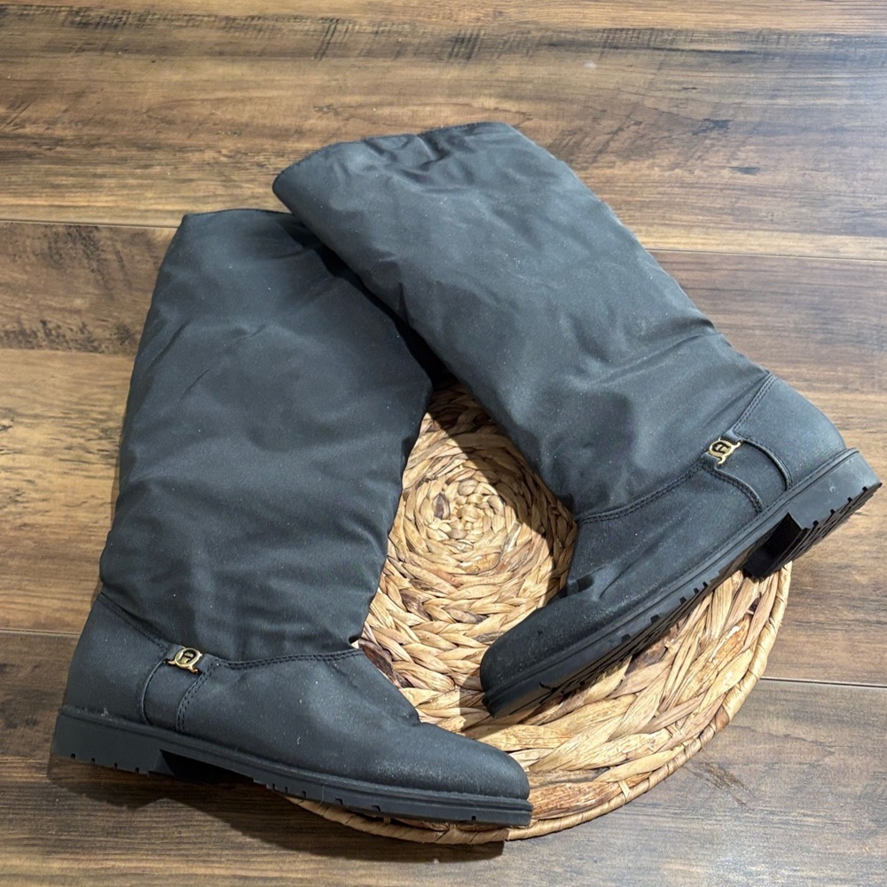 Etienne Aigner Storm 2 Black snow Rain Boots Size 7